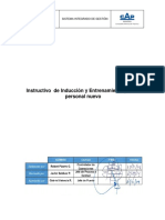 INS - PTO.027 Induccion y Entrenamiento para El Personal Nuevo v.2
