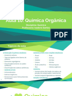 Aula 10 - Química Orgânica PDF