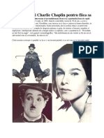 Charlie Chaplin Letter
