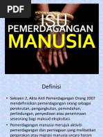 Isu Pemerdagangan Manusia