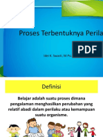 Pertemuan 5-Proses Belajar Dalam Terbentuknya Perilaku