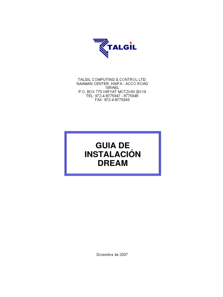 Guía de Instalación del Sistema DREAM | PDF