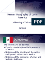 Human Geography of Latin America: A Blending of Cultures in Mexico