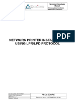 P0026-Network printer installation using LPRLPD protocol