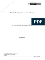 Anexo Tecnico de Factura Electronica PDF