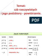 POWTÓRZENIE Zbiór Liczb Rzeczywistych I Jego Podzbiory - Sprawdzian NR 1