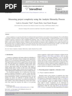 Download Measuring Project Complexity Using the Analytic Hierarchy Process by pboigey SN44781339 doc pdf