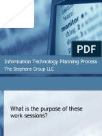 Information Technology Planning Process: The Stephens Group LLC