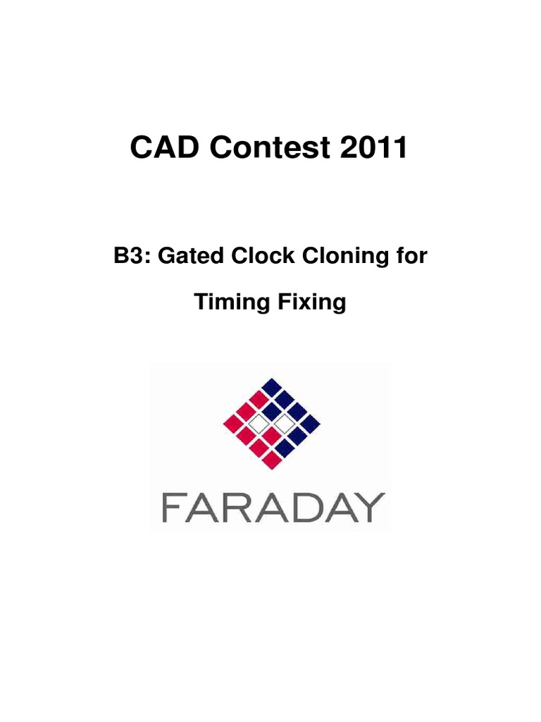 Gated Clock Cloning for VLSI Timing | PDF | Computers