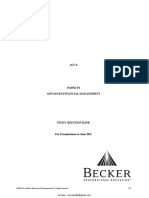 Advanced Financial Management P4 - SQB PDF