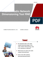 Introduction To WCDMA Network Dimensioning Tool RND