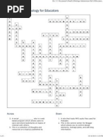 Integrating Technology for Educators Crossword With Answers