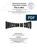 Dirección de Culto PDF