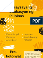 AP 10 - Ang Kasaysayan NG Edukasyon Sa Pilipinas
