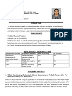 Chaitra Resume