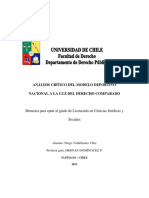 Análisis Crítico Del Modelo Deportivo PDF
