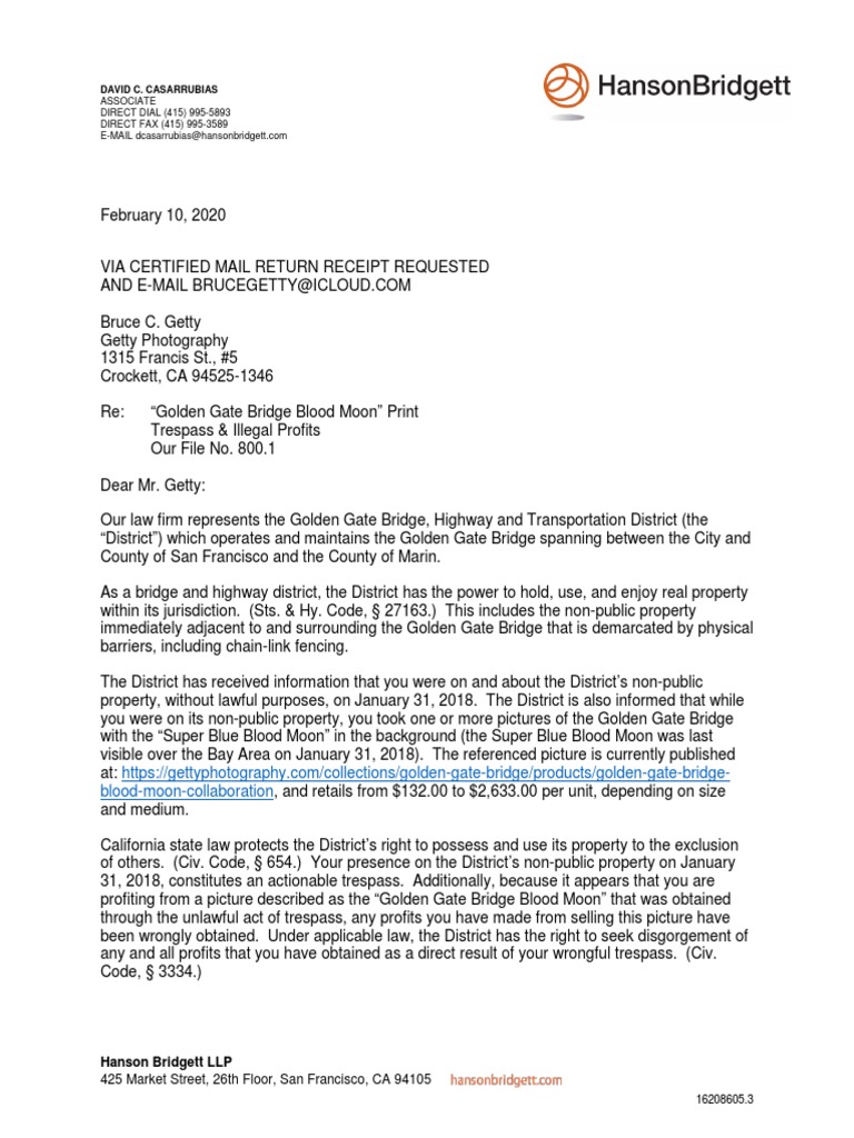 Golden Gate Bridge Trespass Notice | PDF | Politics | Social Science