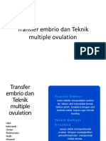 Transfer Embrio Dan Teknik Multiple Ovulation