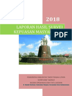 Contoh LAPORAN-HASIL-SURVEI-KEPUASAN-MASYARAKAT-TAHUN-2018 PDF