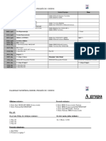 Kalendar Takmicenja Seniori 2015 A I B Grupa PDF