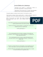 Análise Pessoal de Estilos de Liderança