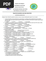 DRRM Quiz Reviewer and Assessment Guide | PDF | Emergency Management ...