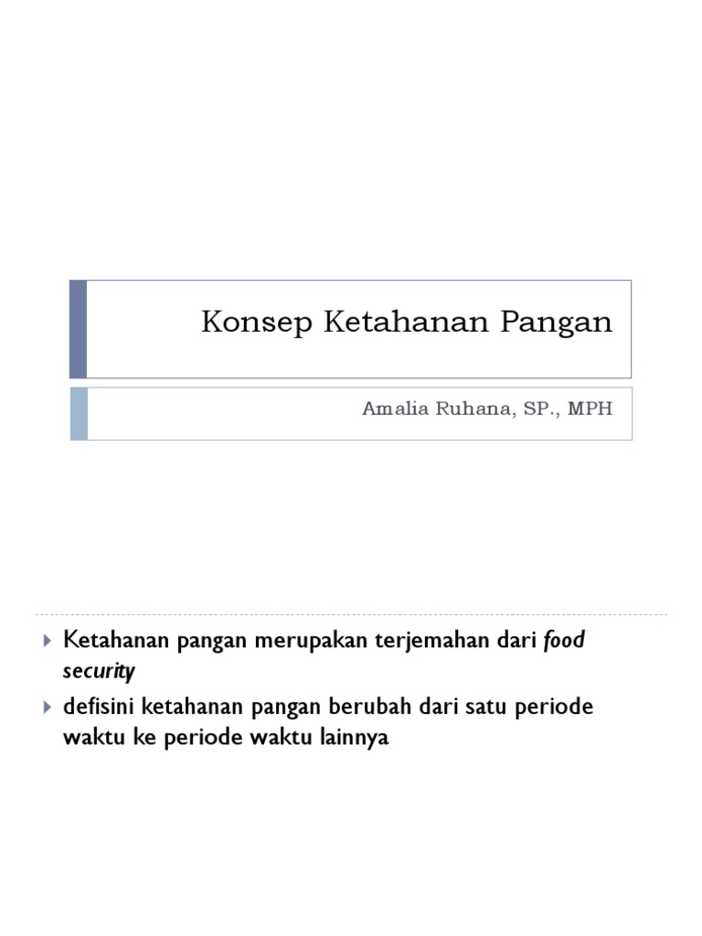 Apa Itu Ketahanan Pangan Menurut UU 18/2012? Ini Penjelasannya!
