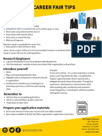 Career Fair Tips PDF