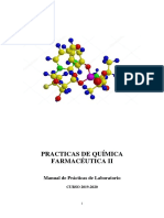 2019-2020manual Laboratorio de QUÍMICA FARMACÉUTICA II E-4 PDF