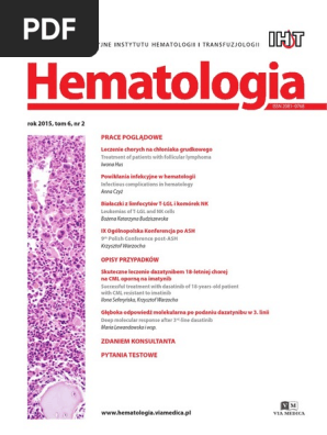 Hematologia 2015 2 Bez Reklam Zabezpieczone Pdf