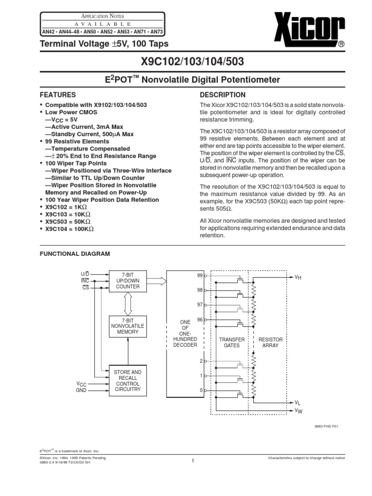 X9C104 | PDF