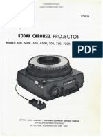 Service-Manual-Kodak-Carousel-600 600H 650 650H 700 750 750H 800 800H