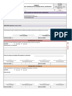 CTP-F022 Formato Revision y Entrega de Actividades Por El Contratista