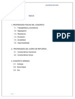 PROPIEDADES FISICAS DEL CONCRETO y Acero de Refuerzo