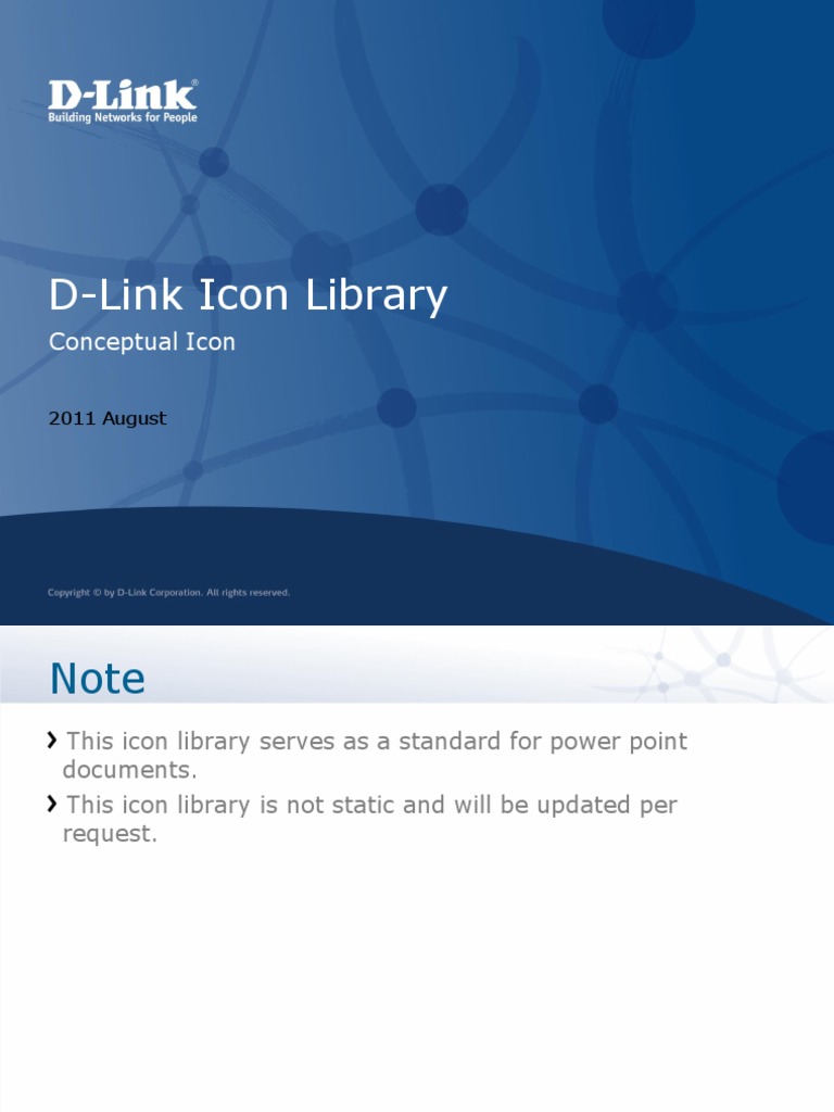D-Link Icon Library for PowerPoint Use | PDF