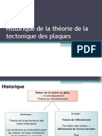 Historique de La Theorie de La Tectonique Des Plaques PDF
