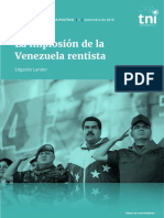 LANDER, Edgardo. La Implosión de La Venezuela Rentista PDF