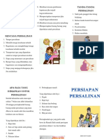 Leaflet Persiapan Persalinan