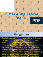 Pemakaian Tanda Baca