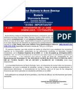 Aviso Dominicanos Extranjeros 2019 PDF