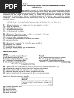 QUESTÕES SIMULADO 2 BIMESTRE 9º ANO DARCI
