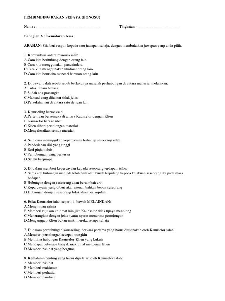 Ujian Tahap Bongsu Pdf