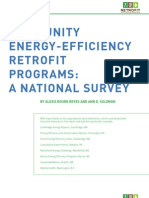 Community Energy-Efficiency Retrofit Programs: A National Survey