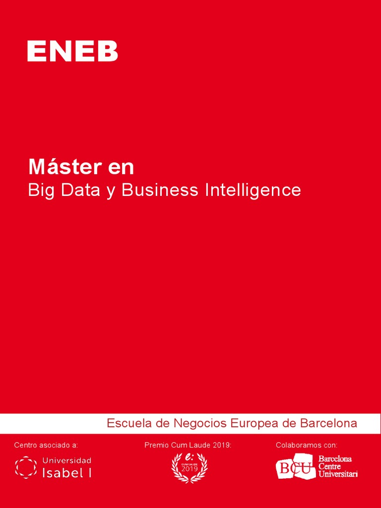 Master en Big Data y Business Intelligence | PDF | Escuela de Negocios ...
