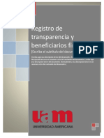 Registro de Transparencia y Beneficiarios Finales Documento Profe
