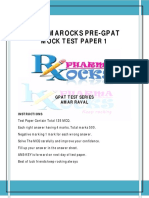 PHARMAROCKS PRE- GPAT MOCK TEST-1.pdf