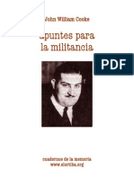 John William Cooke - Apuntes Para La cia