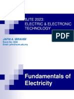 BJTE 2023: Fundamentals of Electricity and History