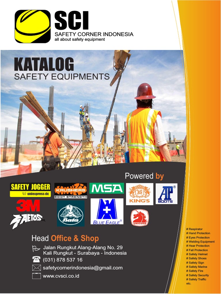 KATALOG ALAT KESELAMATAN DAN KESEHATAN KERJA CV. SAFETY CORNER