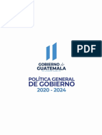 Poltica General de Gobierno 2020-2024 PDF